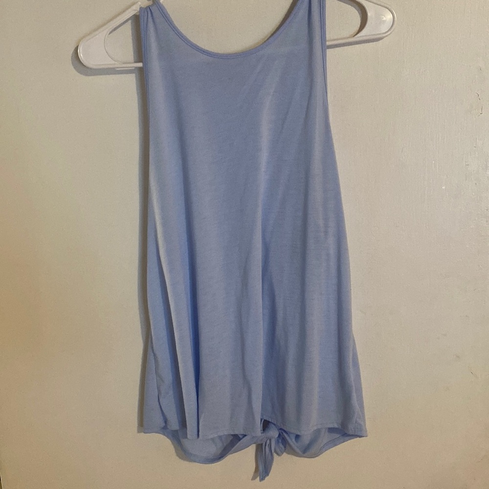 Open back tank top